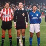 Debut Primera División
Árbitro marchenero: Ricardo Alfonso Álvarez 
Logroñés - Oviedo