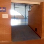 Salida de los jugadores a la pista.